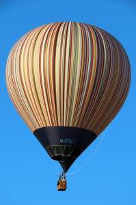 G-PSLT hot air balloon, a Cameron Z-105. Photograph by G Bann