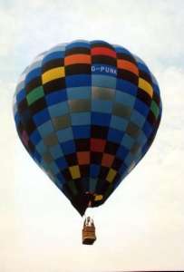G-PUNK hot air balloon, added to the archive 27 August 2026. Photograph by Andrew Garrett