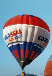 G-PVCU hot air balloon, a Cameron N-77. Photograph by G Duke
