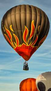 G-PYRO hot air balloon, a Cameron N-65, seen at Arrow, Warwickshire, United Kingdom on 30 May 2026. Photograph by Dave