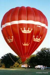 G-RANG hot air balloon, a Cameron A-340. Photograph by Karen A Sawyer