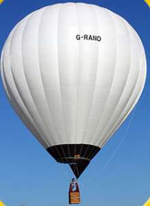 G-RANO hot air balloon, an Ultramagic M-65. Photograph by UltraMagic Balloons