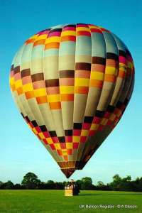 G-RAVI hot air balloon, added to the archive 27 August 2026. Photograph by A Gibson