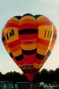 G-RCMF hot air balloon, added to the archive 27 August 2026. Photograph by G Duke