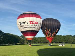G-RECL hot air balloon, a Cameron Z-105, added to the archive 15 September 2026. Photograph by R0nN1e