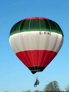 G-RIME hot air balloon, a Lindstrand Balloons LBL 25A Cloudhopper. Photograph by Balloon Spotters Archive