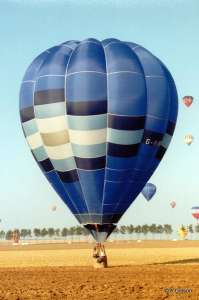 G-RINO hot air balloon, added to the archive 27 August 2026. Photograph by A Gibson