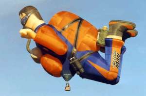 G-RIPS hot air balloon, a Cameron PARACHUTIST-110. Photograph by Bill Teasdale