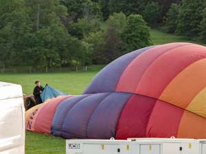 G-RIZE hot air balloon, a Cameron O-90