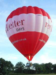 G-RLDS hot air balloon, a Cameron A-315. Photograph by JEM Ballooning