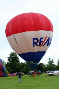 G-RMAX hot air balloon, a Cameron C-80. Photograph by Bill Teasdale