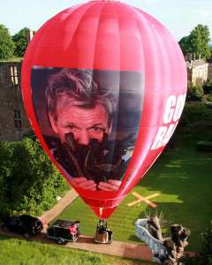 G-RMSY hot air balloon, a Cameron TR-70. Photograph by Cameron Balloons