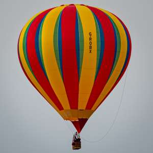 G-ROBX hot air balloon, a Cameron SPORT-80. Photograph by Dave