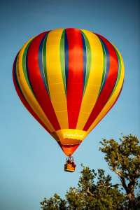 G-ROBX hot air balloon, a Cameron SPORT-80, seen at Horningsham, Wiltshire, United Kingdom on 11 September 2026. Photograph by Dave