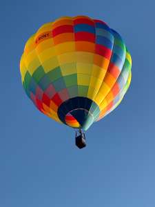 G-RONY hot air balloon, a Cameron SPORT-60, seen at Leigh Woods, North Somerset, United Kingdom on 7 August 2026. Photograph by R0nN1e