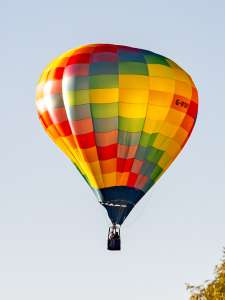 G-RONY hot air balloon, a Cameron SPORT-60, seen at Horningsham, Wiltshire, United Kingdom on 12 September 2026. Photograph by Dave