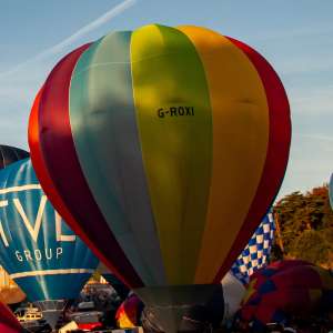 G-ROXI hot air balloon, a Cameron C-90