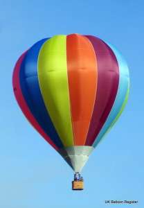 G-ROXI hot air balloon, a Cameron C-90. Photograph by Trevor Read