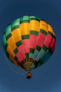 G-RTRO hot air balloon, a Cameron SPORT-105, seen at Leigh Woods, North Somerset, United Kingdom on 7 August 2026. Photograph by Dave