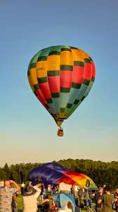 G-RTRO hot air balloon, a Cameron SPORT-105. Photograph by Dave