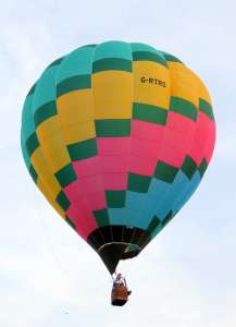 G-RTRO hot air balloon, a Cameron SPORT-105, added to the archive 7 September 2026. Photograph by G Bann