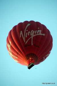G-RVBF hot air balloon, a Cameron A-340HL. Photograph by Mike Clarke