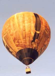 G-RWRW hot air balloon, an Ultramagic M-77. Photograph by J Ermel