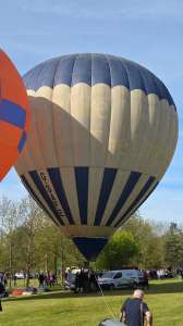 G-SAFE hot air balloon, a Cameron N-77