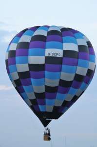 G-SCFC hot air balloon, an Ultramagic S-90, added to the archive 7 September 2026. Photograph by G Bann