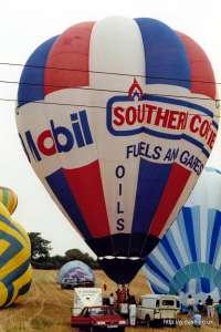 G-SCFO hot air balloon, added to the archive 27 August 2026. Photograph by Mike Clarke