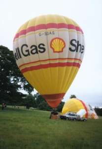 G-SGAS hot air balloon, added to the archive 27 August 2026. Photograph by Andrew Garrett