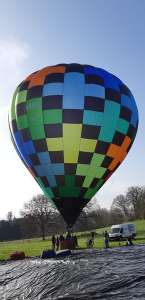 G-SHAD hot air balloon, added to the archive 27 August 2026. Photograph by Rob Ellerington Parr