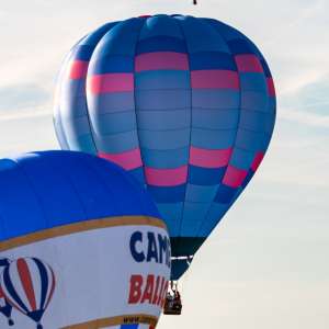 G-SHBH hot air balloon, an Ultramagic H-77. Photograph by Dave