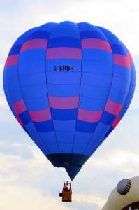 G-SHBH hot air balloon, an Ultramagic H-77, added to the archive 7 September 2026. Photograph by G Bann