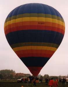 G-SHST hot air balloon, added to the archive 27 August 2026. Photograph by Chris Lane