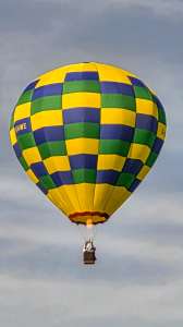 G-SHWE hot air balloon, a Chadwick GA AND Chadwick I GAC/NLH 56K12G. Photograph by Dave