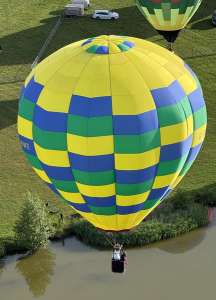 G-SHWE hot air balloon, a Chadwick GA AND Chadwick I GAC/NLH 56K12G, added to the archive 7 September 2026. Photograph by G Bann