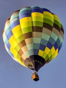 G-SIXP hot air balloon, a Cameron SPORT-90, seen at Arrow, Warwickshire, United Kingdom on 29 May 2026. Photograph by Dave