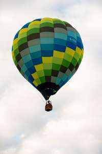 G-SIXP hot air balloon, a Cameron SPORT-90, seen at Horningsham, Wiltshire, United Kingdom on 11 September 2026. Photograph by Dave