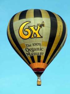 G-SIXX hot air balloon, a Thunder AND Colt Colt 77A, added to the archive 7 September 2026. Photograph by Balloon Spotters Archive
