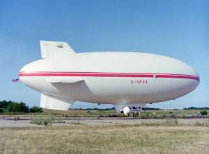 G-SKSA hot air balloon, an Airship Industries (UK) Skyship 500, added to the archive 7 September 2026. Photograph by Balloon Spotters Archive