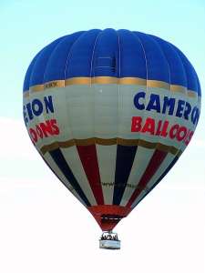 G-SKYK hot air balloon, a Cameron A-275. Photograph by Balloon Spotters Archive