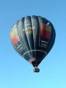 G-SKYX hot air balloon, a Cameron A-210. Photograph by Balloon Spotters Archive