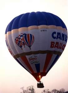G-SKYY hot air balloon, a Cameron A-250, added to the archive 7 September 2026. Photograph by Balloon Spotters Archive
