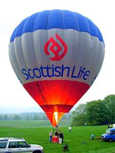 G-SLAC hot air balloon, a Cameron N-77, added to the archive 7 September 2026. Photograph by Balloon Spotters Archive