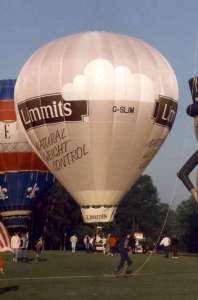 G-SLIM hot air balloon, added to the archive 27 August 2026. Photograph by Bill Teasdale