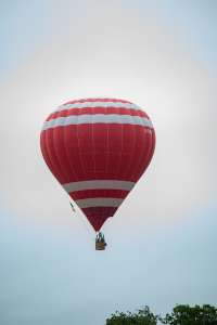 G-SODA hot air balloon, a Balony Kubicek SPOL. S R.O. BB22Z, seen at Arrow, Warwickshire, United Kingdom on 31 May 2025. Photograph by Dave