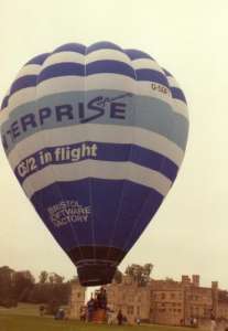 G-SOFT hot air balloon, added to the archive 27 August 2026. Photograph by Andrew Garrett