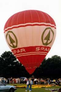 G-SPAR hot air balloon, added to the archive 27 August 2026. Photograph by Mike Clarke