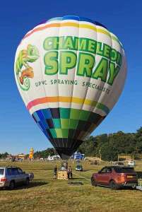 G-SPRY hot air balloon, a Diamond S-105. Photograph by Bob Garnett